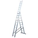 KRAUSE Vielzweckleiter CORDA silber 3x 10 Sprossen, H:...