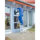 KRAUSE Stehleiter einseitig CORDA silber 4 Stufen, H:...