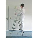 KRAUSE Stehleiter einseitig CORDA silber 5 Stufen, H:...