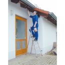 KRAUSE Stehleiter einseitig CORDA silber 5 Stufen, H: 175,0 cm
