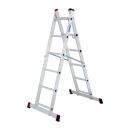 KRAUSE Vielzweckleiter CORDA silber 2x 6 Sprossen, H:...