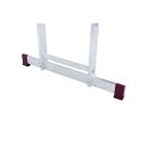 KRAUSE Vielzweckleiter CORDA silber 2x 6 Sprossen, H:...