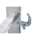 KRAUSE Vielzweckleiter CORDA silber 2x 6 Sprossen, H: 168,0 cm