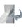 KRAUSE Vielzweckleiter CORDA silber 2x 6 Sprossen, H: 168,0 cm