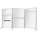 FRANKEN Trennwand ECO, doppelseitig, weiß 120,0 x...