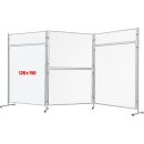 FRANKEN Trennwand ECO, doppelseitig, weiß 120,0 x...