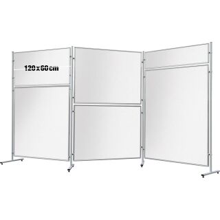 FRANKEN Trennwand ECO, doppelseitig EL-UTS60, weiß 120,0 x 60,0 cm, 1 St.