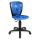 Topstar Kinderdrehstuhl High Scool®, 70570 CA40 Stoff blau, Gestell schwarz