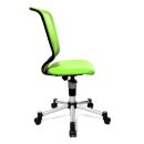 Topstar Kinderdrehstuhl Titan Junior, 71487 S05 Stoff grün, Gestell silber