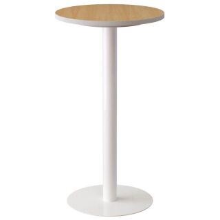 meet powered by PAPERFLOW Stehtisch rund Spanplatte buche 60,0 x 60,0 x 110,0 cm, 1 St.