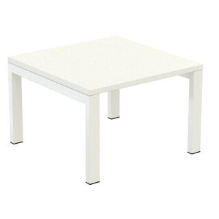 meet powered by PAPERFLOW Beistelltisch quadratisch Spanplatte weiß 60,0 x 60,0 x 40,0 cm, 1 St.