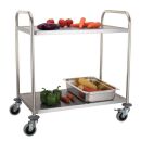 Servierwagen silber 84,5 x 52,5 x 94,0 cm