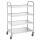 Servierwagen silber 84,5 x 52,5 x 125,0 cm