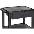 LUXOR Schublade schwarz 44,5 x 35,6 x 12,1 cm