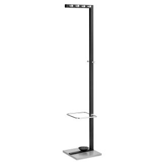 ALCO Kleiderständer 2877-11 schwarz Metall 10 Haken 36,0 x 178,0 cm, 1 St.