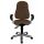 Topstar Bürostuhl Sitness® 10, SI59U G08 Stoff braun, Gestell chrom