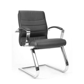 Topstar Besucherstuhl TD Lux 15 8789 A80 schwarz Leder, 1 St.