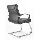 Topstar Besucherstuhl TD Lux 15 8789 A80 schwarz Leder, 1 St.