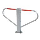 Parkplatzsperre 70x70 mm, umlegbar mit Rundzylinder...