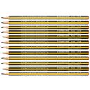 STAEDTLER Noris 183-HB Bleistifte HB schwarz/gelb, 12 St.