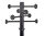 MAUL Kleiderständer MAULgrando 9406090 schwarz Metall 16 Haken 38,0 x 175,0 cm, 1 St.