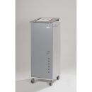 rocada Caddy Bürowagen grau 5 Ebenen 47,0 x 42,4 x...
