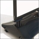 Kundenstopper WindPro DIN B2, Farbe RAL 9005 tiefschwarz (pulverbeschichtet) ohne Top-Schild