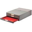 DURABLE Schubladenbox VARICOLOR®  dunkelgrau mit...