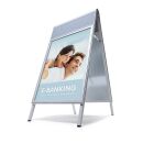 Showdown® Displays Kundenstopper Compasso C1 silber...