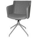 Topstar Besuchersessel SFH 1.0 hellgrau edelstahl, Optik matt Stoff 58,0 x 66,0 x 87,0 - 90,0 cm, 1 St.