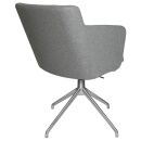 Topstar Besuchersessel SFH 1.0 hellgrau edelstahl, Optik matt Stoff 58,0 x 66,0 x 87,0 - 90,0 cm, 1 St.