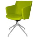 Topstar Besuchersessel SFH 1.0 grün edelstahl, Optik matt Stoff 58,0 x 66,0 x 87,0 - 90,0 cm, 1 St.