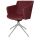 Topstar Besuchersessel SFH 1.0 bordeaux edelstahl, Optik matt Stoff 58,0 x 66,0 x 87,0 - 90,0 cm, 1 St.