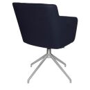 Topstar Besuchersessel SFH 1.0 dunkelblau edelstahl, Optik matt Stoff 58,0 x 66,0 x 87,0 - 90,0 cm, 1 St.