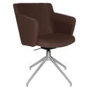 Topstar Besuchersessel SFH 1.0 dunkelbraun edelstahl,...