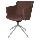 Topstar Besuchersessel SFH 1.0 dunkelbraun edelstahl,...