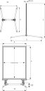 Kundenstopper SwingPro, DIN A1 schwarz