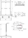 Kundenstopper Swing Master, DIN B1 ohne Top-Schild