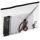 DURABLE Gleitverschlussbeutel ZIP BAG DIN A4 transparent/schwarz 0,43 mm, 5 St.