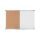 Bi-Office Whiteboard-Pinnwand MAYA KOMBI 90,0 x 60,0 cm Kork braun