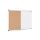 Bi-Office Whiteboard-Pinnwand MAYA KOMBI 90,0 x 60,0 cm Kork braun