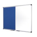 Bi-Office Whiteboard-Pinnwand MAYA KOMBI 120,0 x 90,0 cm Textil blau