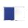 Bi-Office Whiteboard-Pinnwand MAYA KOMBI 120,0 x 90,0 cm Textil blau