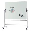 Bi-Office mobile Glas-Magnettafel 120,0 x 90,0 cm weiß