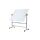 Bi-Office mobile Glas-Magnettafel 120,0 x 90,0 cm weiß