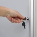 Bi-Office Schaukasten ENCLORE grau 6x DIN A4 72,0 x 5,0 x 67,4 cm, 1 St.