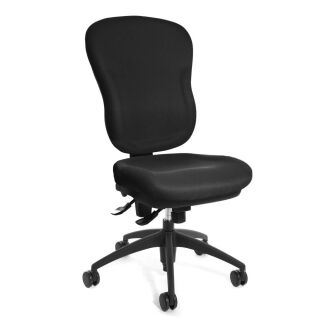 Topstar Bürostuhl Wellpoint 30 SY, 8060 BC0 Stoff schwarz, Gestell schwarz