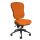 Topstar Bürostuhl Wellpoint 30 SY, 8060 BC4 Stoff orange, Gestell schwarz