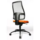 Topstar Bürostuhl Syncro Net, SN100 T34 Stoff orange, Gestell schwarz