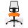 Topstar Bürostuhl Syncro Net, SN100 T34 Stoff orange, Gestell schwarz